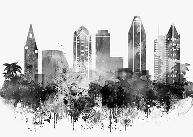 San Diego California Black