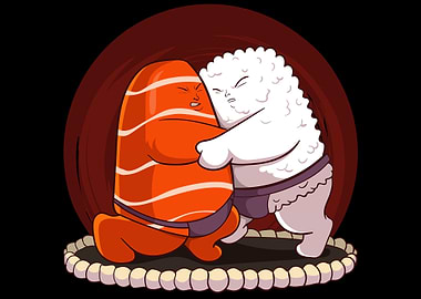 Japanese Sumo Sushi