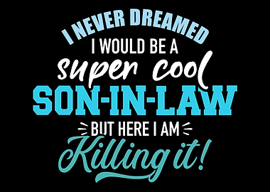 I never dreamed I would be