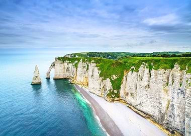 Normandy France Cliffs War