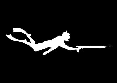 Spearfishing Diver
