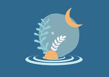 Moon Firefly Plants Water