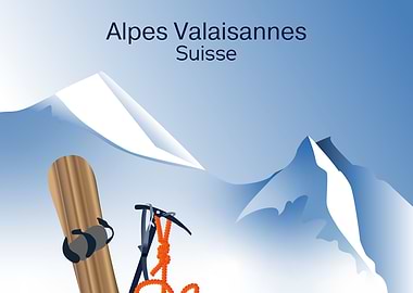 Zinal Grimentz ice axe