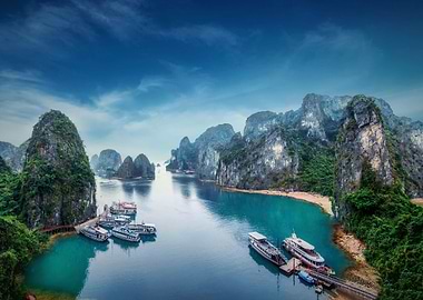 Vietnam Halong Bay Nature