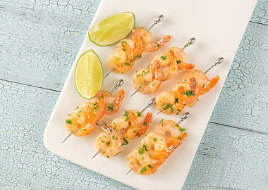 Shrimp skewers