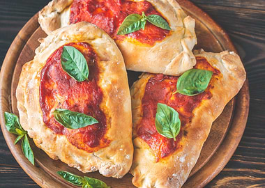 Homemade calzone