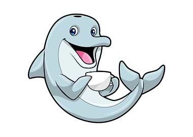 Dolphin Cup of Coffee