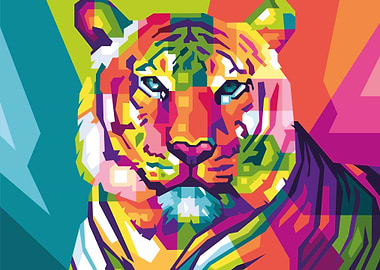 Tiger wpap popart