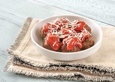 Bowl of meatballs