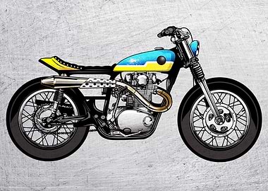 Motorbike Wall Poster 4