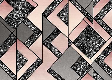 Art Deco Geo Glitter 2