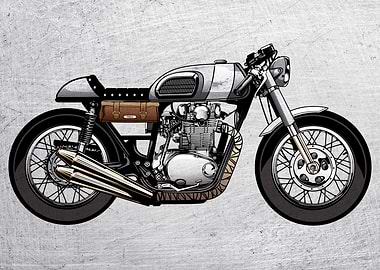 Motorbike Wall Poster 7