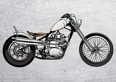 Motorbike Wall Poster 5