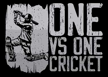 One vs One Cricket Player
