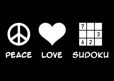 Peace love sudoku