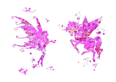Fairy and Unicorn