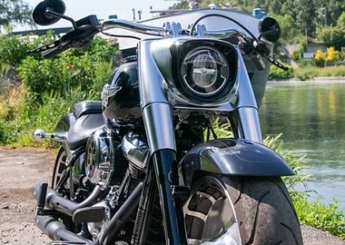 Fat boy and fat boat