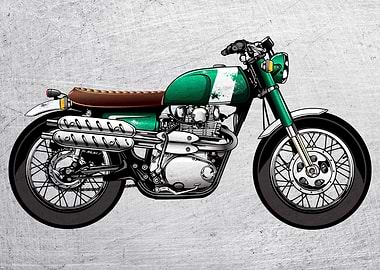 Motorbike Wall Art 10