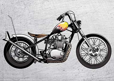 Motorbike Wall Art 15