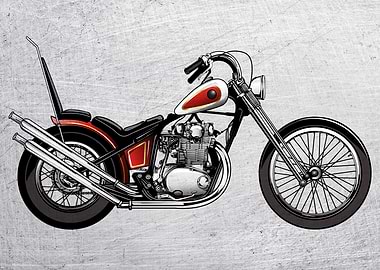 Motorbike Wall Art 12