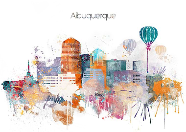 Albuquerque Watercolor Art
