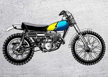 Motorbike Wall Art 17