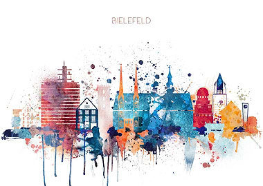 Bielefeld Germany skyline