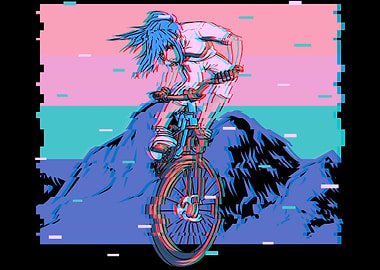 Anime Girl Biker