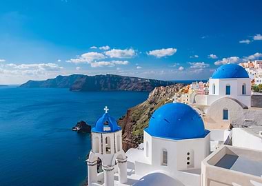 Blue of Mediterranean