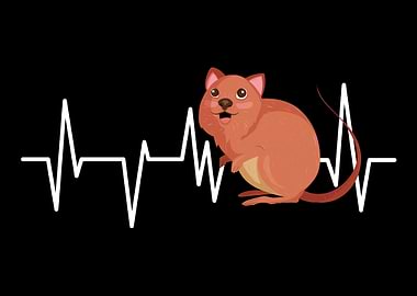 Kawaii Quokka Hearbeat