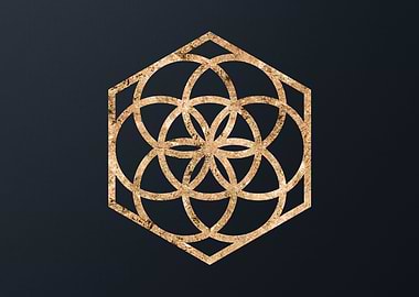 Gold Glyphs Mandalas Runes