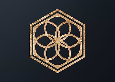 Gold Glyphs Mandalas Runes