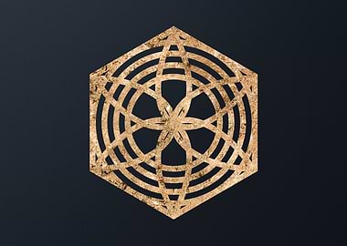 Gold Glyphs Mandalas Runes