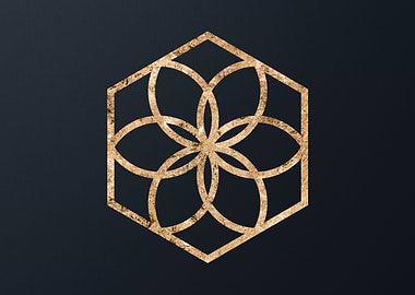 Gold Glyphs Mandalas Runes
