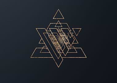 Gold Glyphs Mandalas Runes