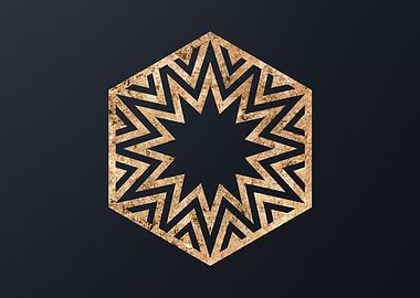 Gold Glyphs Mandalas Runes