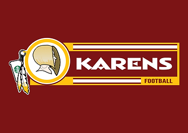 Karens Football Long Logo