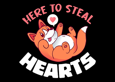 Here To Steal Hearts Dog