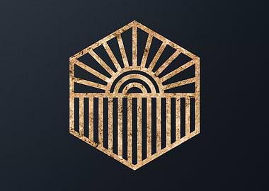 Gold Glyphs Mandalas Runes