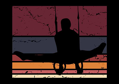 Vintage Gymnast Gymnastics