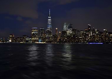 Low lights cityscape