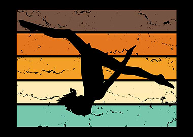 Vintage Gymnast Gymnastics