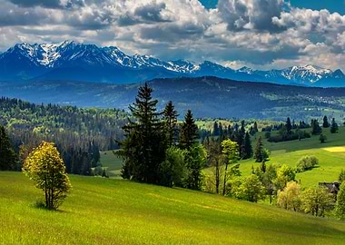 Mountain landscape, Poland