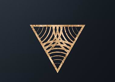 Gold Glyphs Mandalas Rune