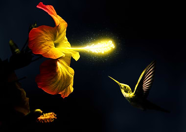 Luminous Humming Bird