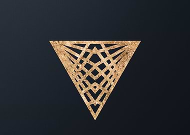 Gold Glyphs Mandalas Rune