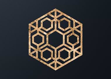 Gold Glyphs Mandalas Rune