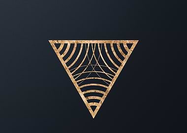 Gold Glyphs Mandalas Rune