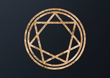 Gold Glyphs Mandalas Rune