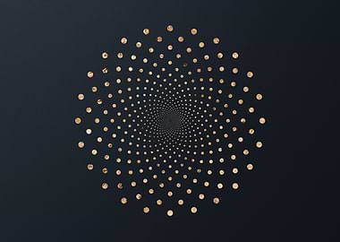 Gold Glyphs Mandalas Rune